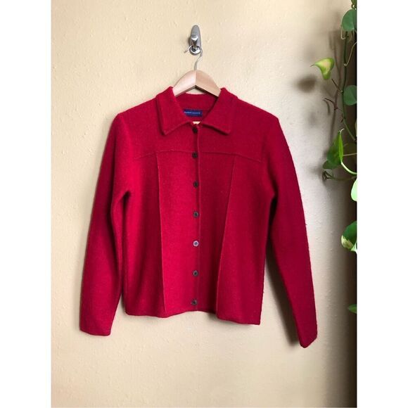 Karen Scott 100% Pure Wool Cardigan Sweater Size S - Picture 2 of 13